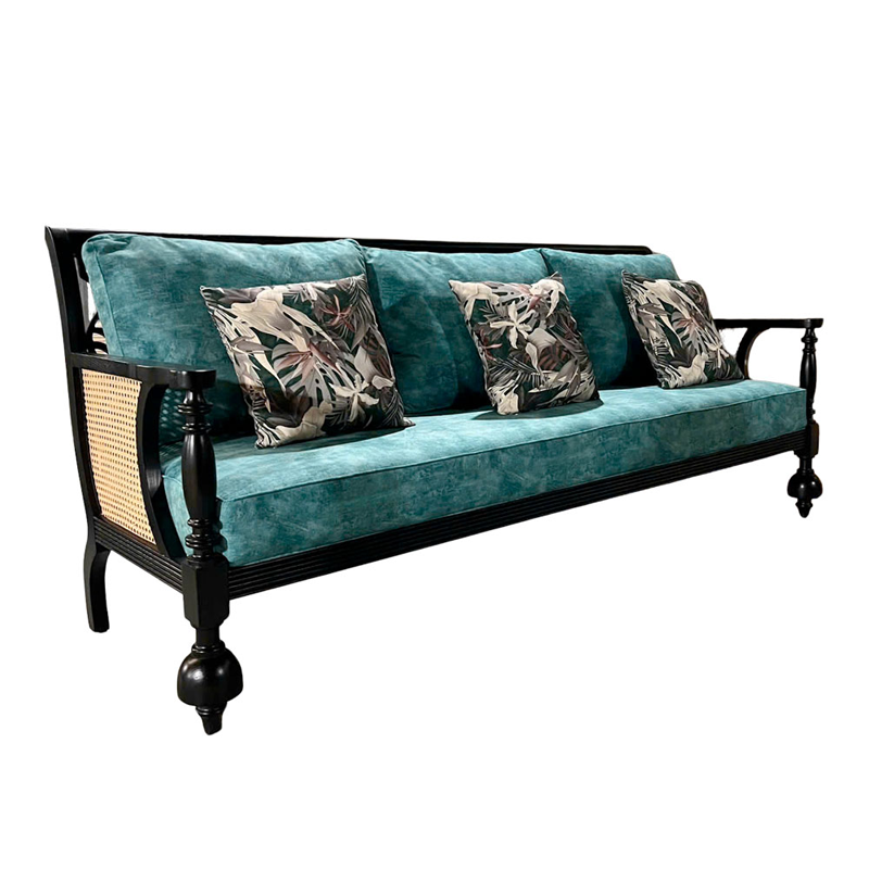 Ghế sofa băng bọc nệm gỗ tần bì