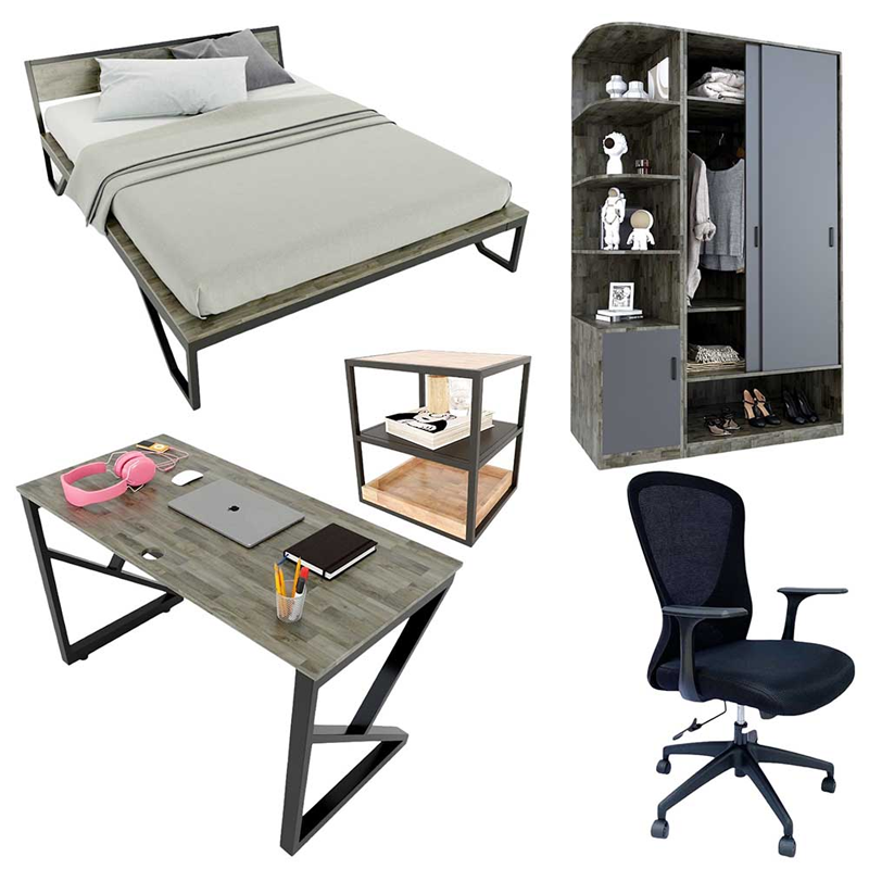 Combo nội thất phòng ngủ 5 món