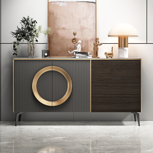 Tủ decor phòng khách nghệ thuật